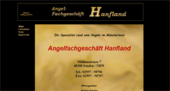 Desktop Screenshot of angelsport-hanfland.de
