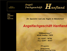 Tablet Screenshot of angelsport-hanfland.de